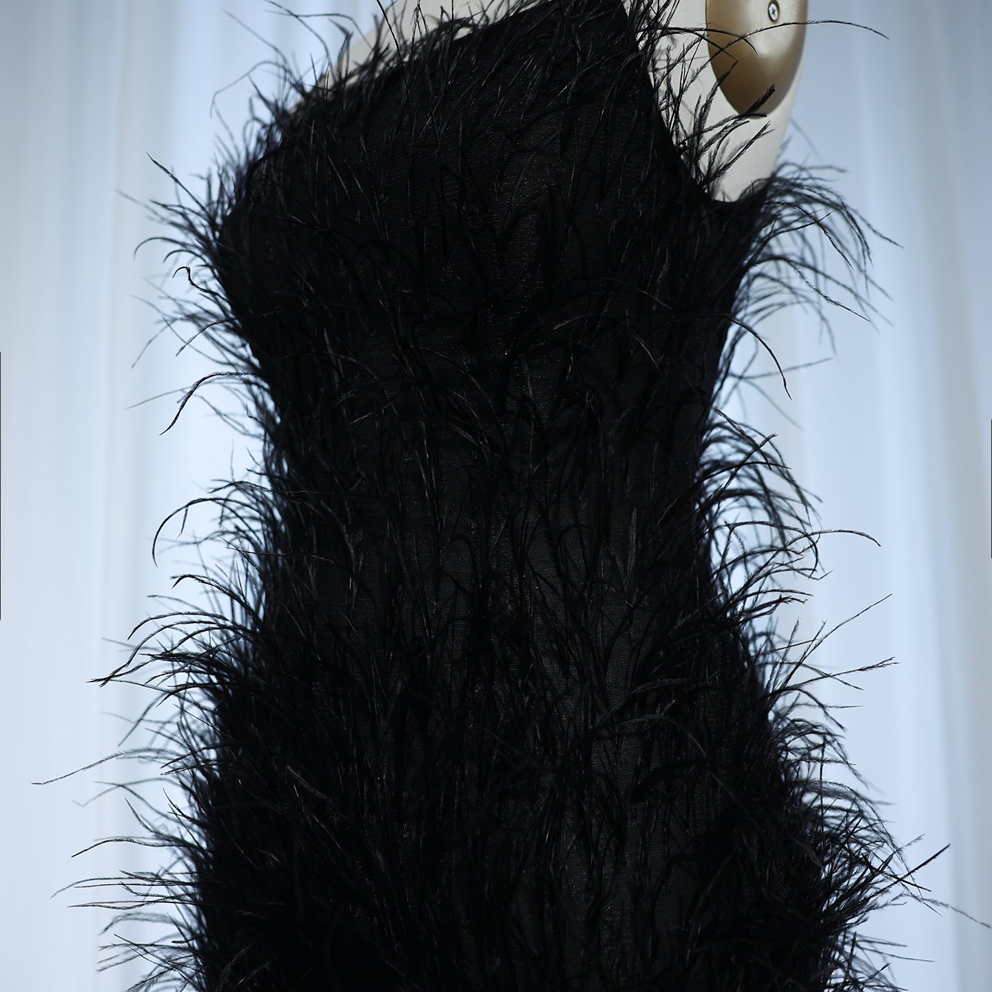 Fairy Relaxed Feather Cocktail Party Mini Gown RM089