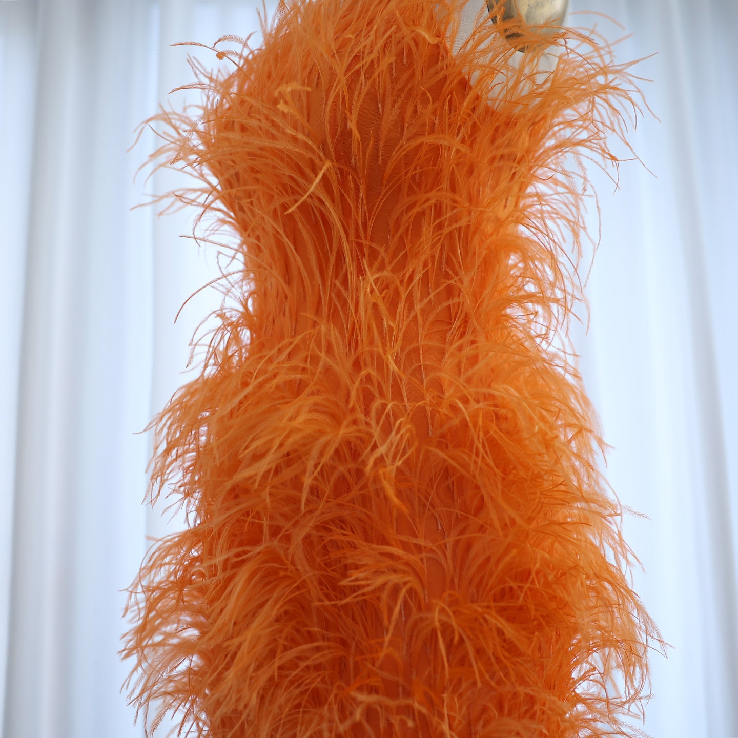 Fairy Relaxed Feather Cocktail Party Mini Gown RM089