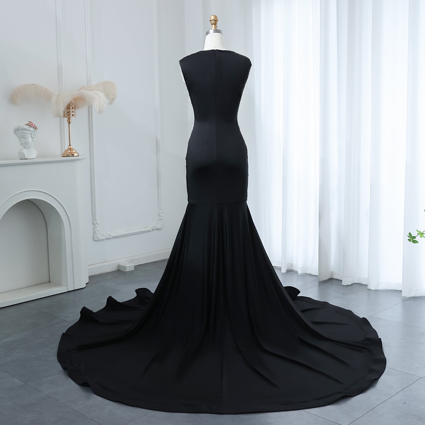 Luxury Crystal Mermaid Prom Dresses 2025 for Black Girls Graduation Party
