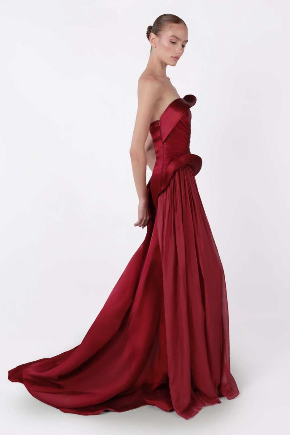 Black Velvet & Sequin Sleeveless Mermaid Evening Dress SF021 Sheer Fairy