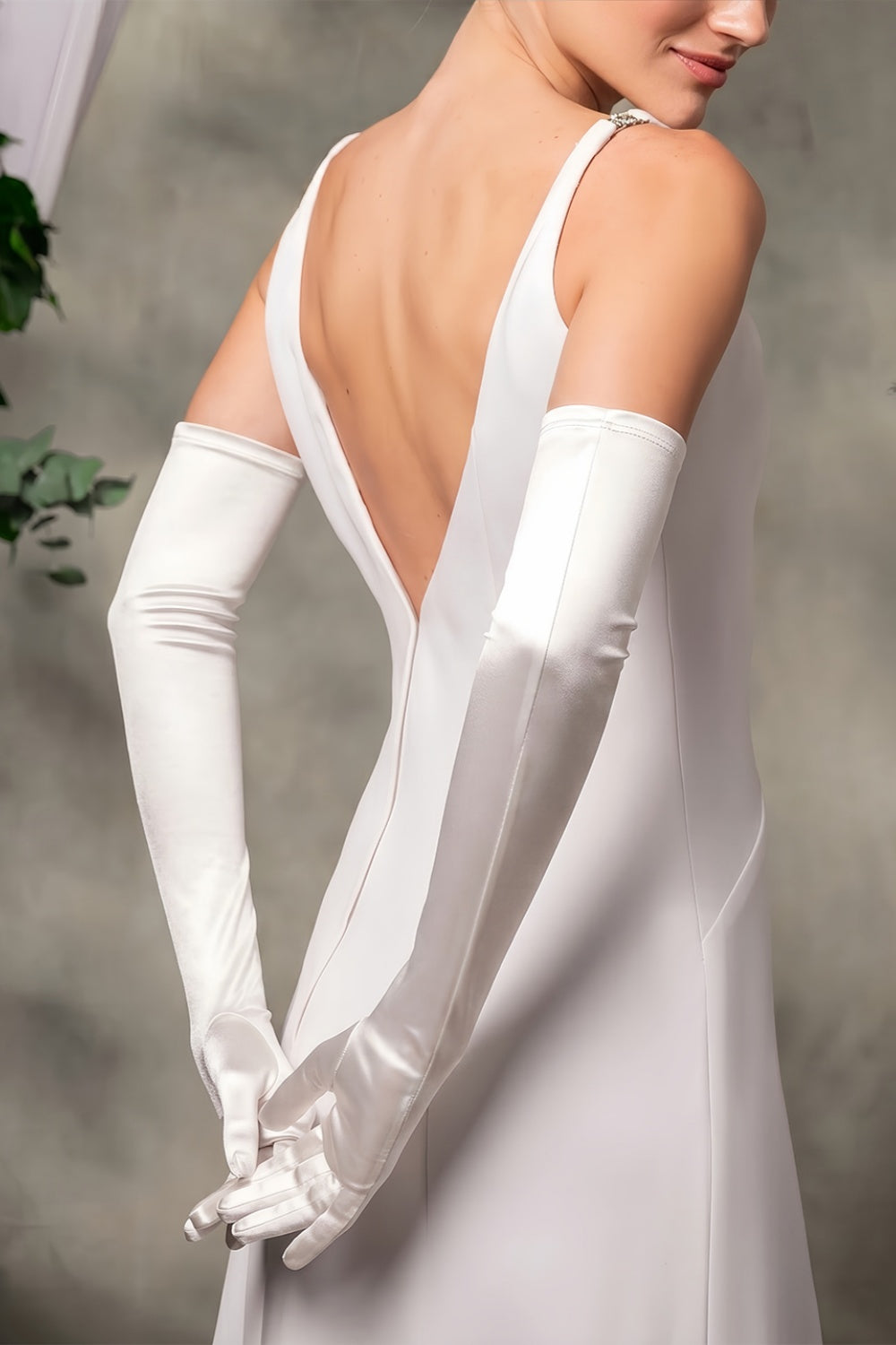 Long Satin  Gloves   Wedding Bridal Prom Evening Gown Accessories GL003 SHEER FAIRY