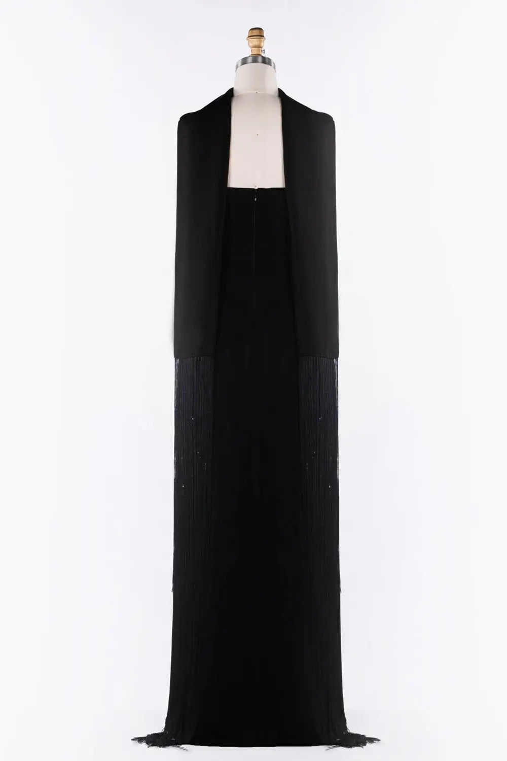 Black Sequin Floral Evening Gown ST120 Sheer Fairy