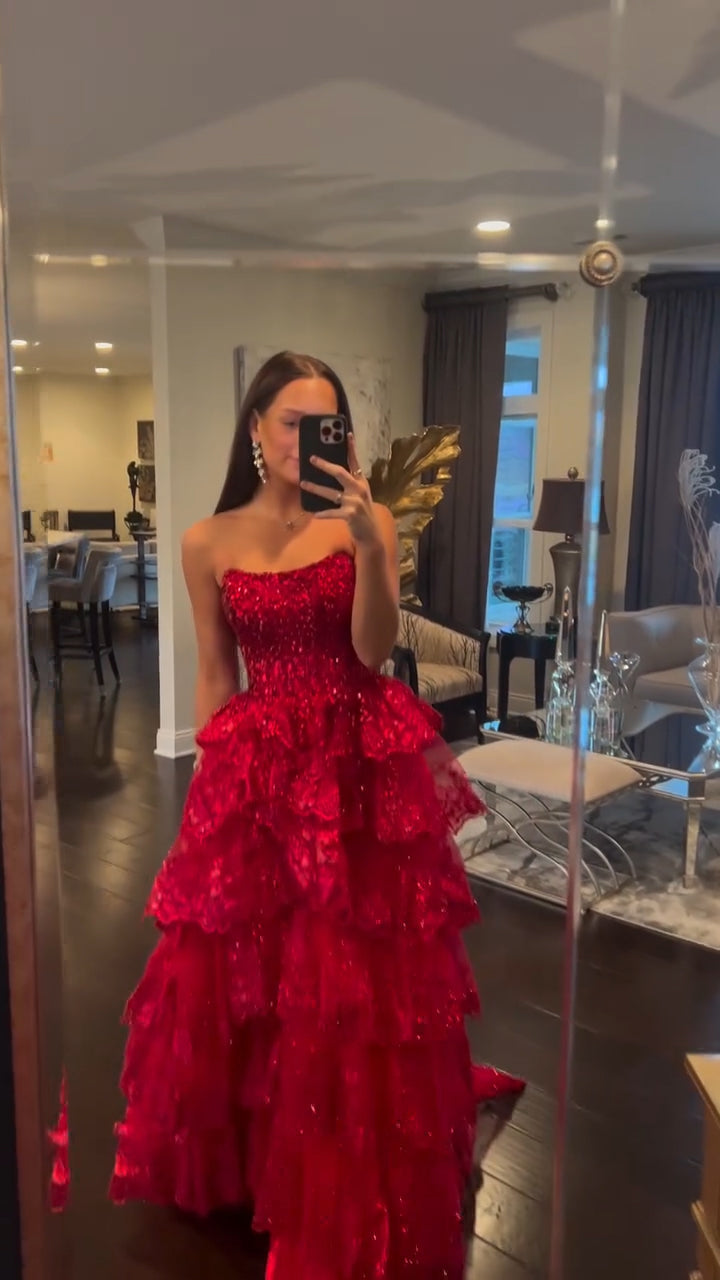 Sparkle Sequins Sage Green Prom Dresses with Slit Wine Red for Women Wedding Birthday Party Gowns