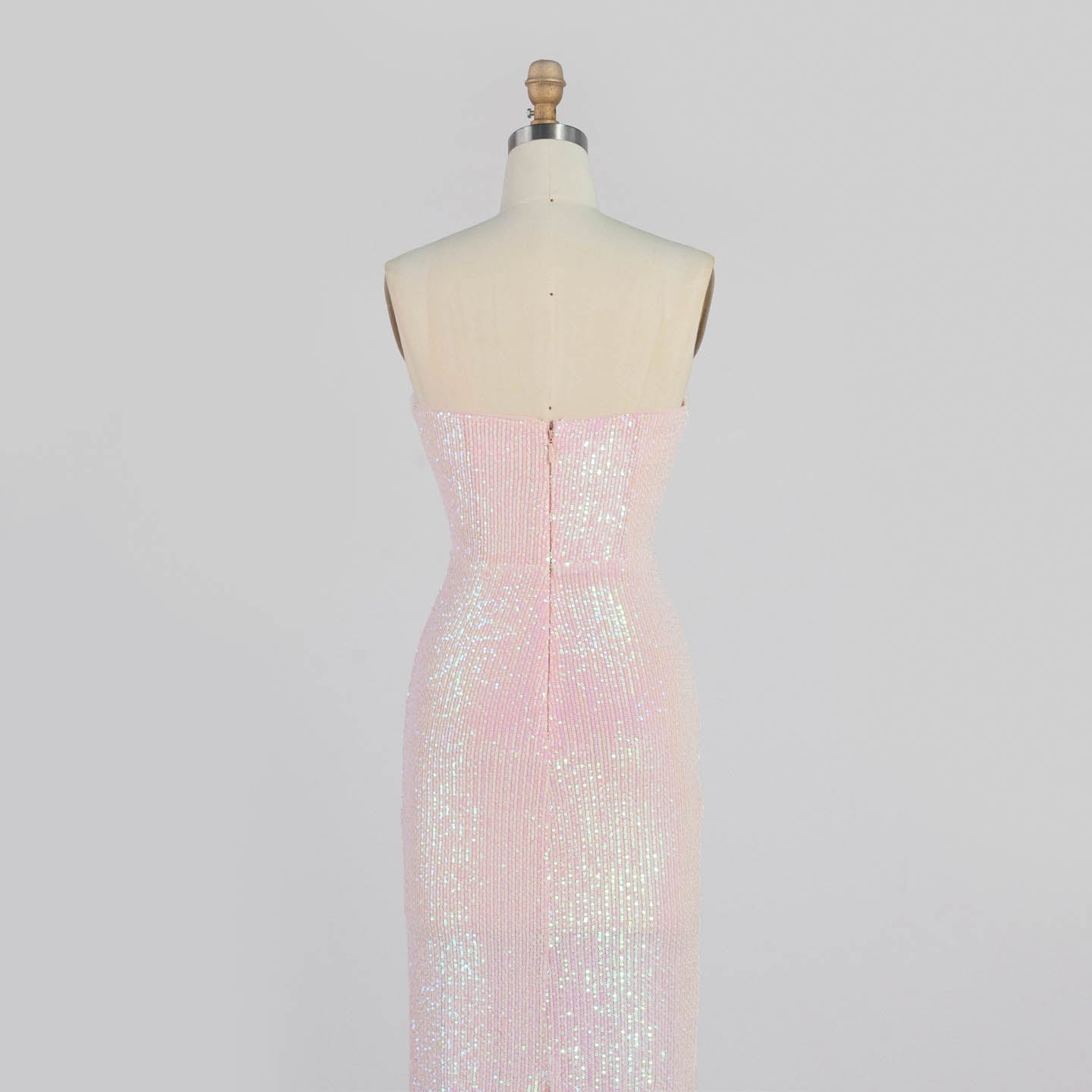 Strapless Sweetheart Corset Sequin Mermaid Gown Beaded Waist Formal Evening Dress ST006 Sheer Fairy