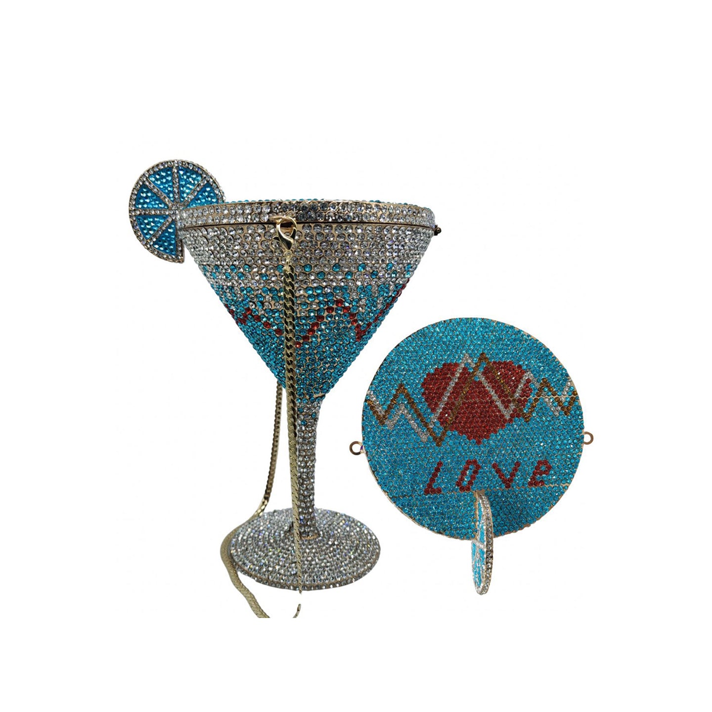 Cocktail Goblet Diamond Evening Clutch HB001