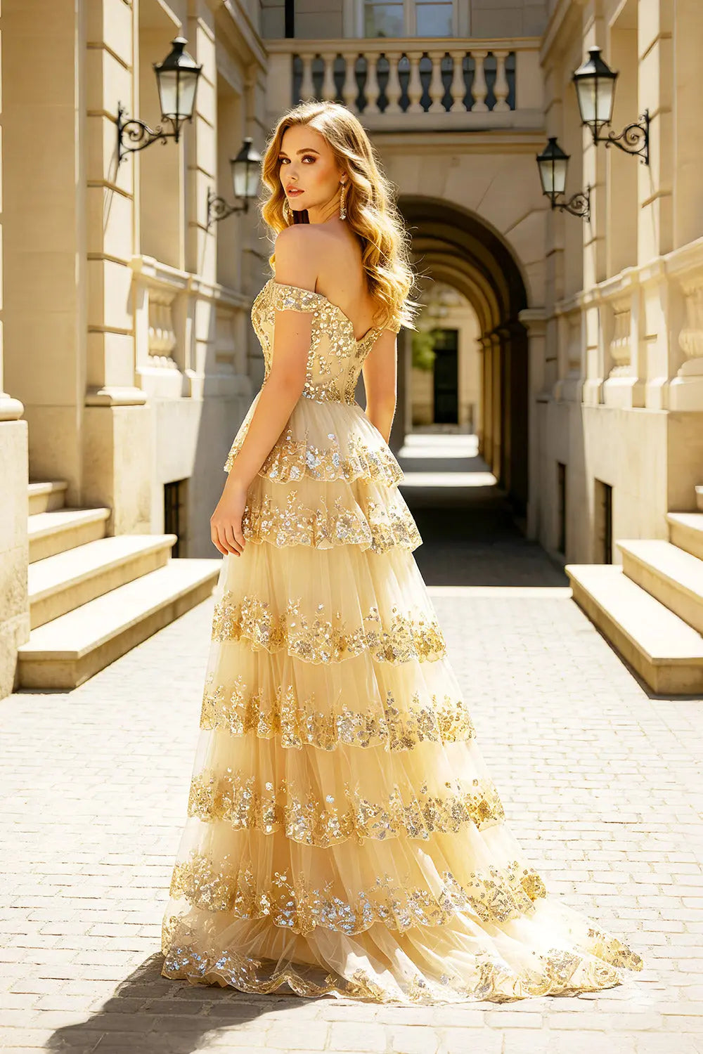 Comfortable Red Satin Off-the-Shoulder Mermaid Prom Dress SH436 Sheer Fairy