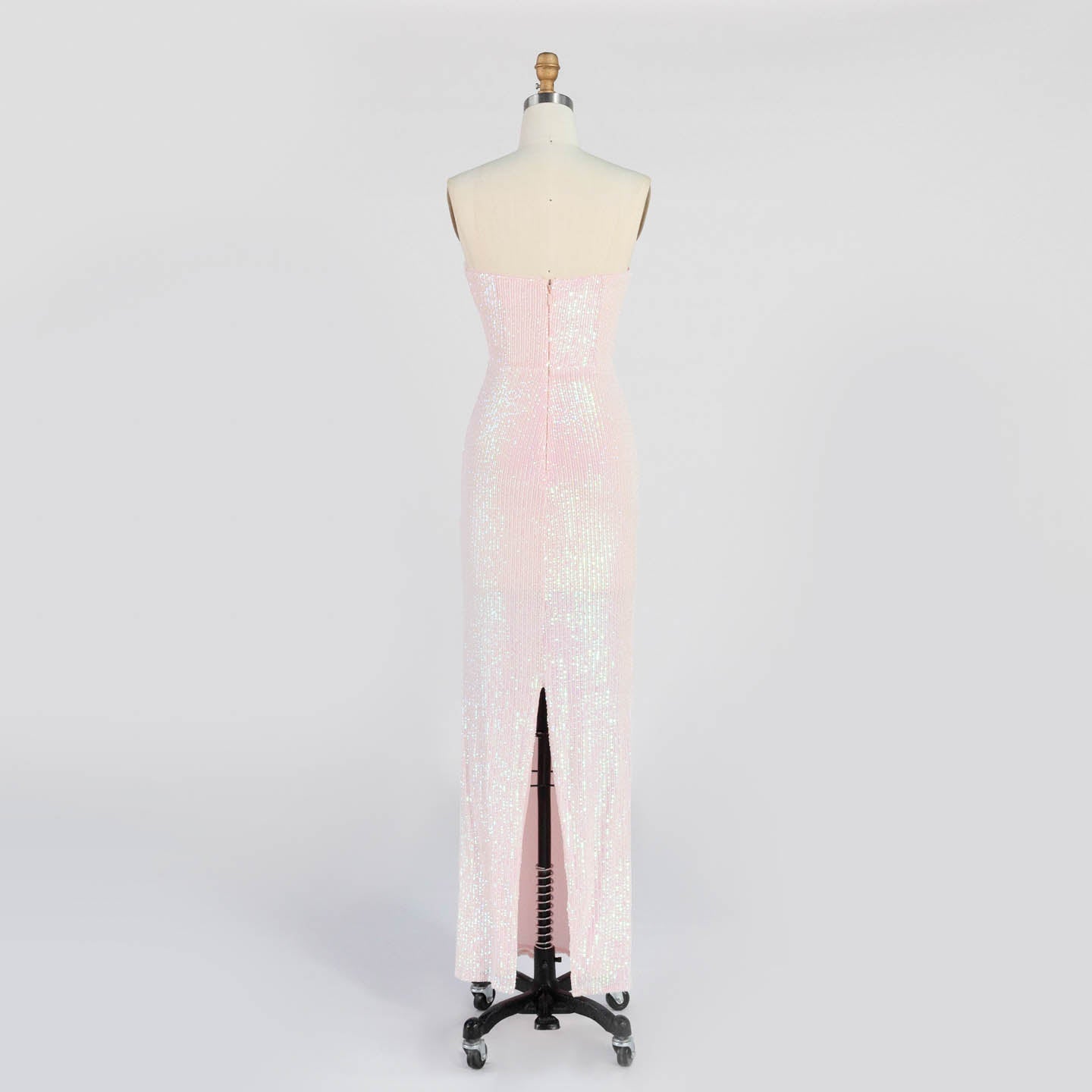 Strapless Sweetheart Corset Sequin Mermaid Gown Beaded Waist Formal Evening Dress ST006 Sheer Fairy