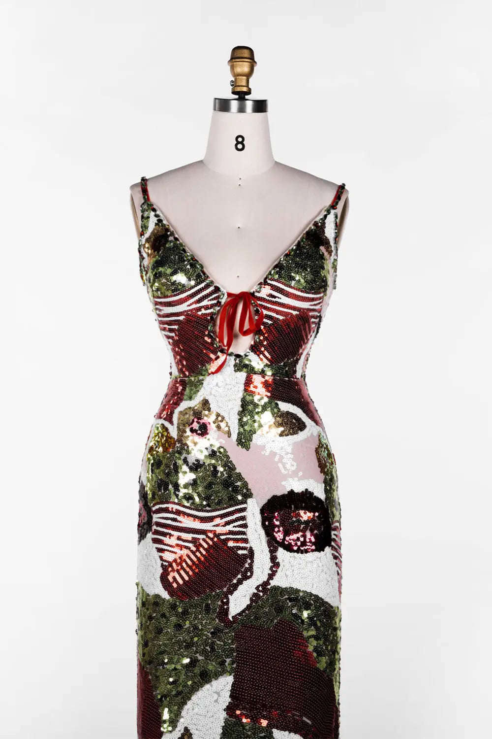 Multicolored Sequin Sleeveless Maxi Dress ST114 Sheer Fairy
