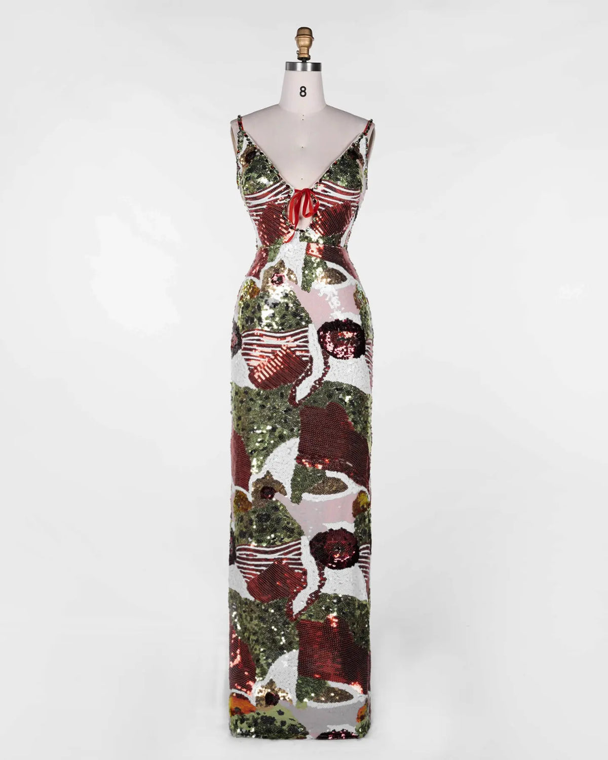 Multicolored Sequin Sleeveless Maxi Dress ST114 Sheer Fairy