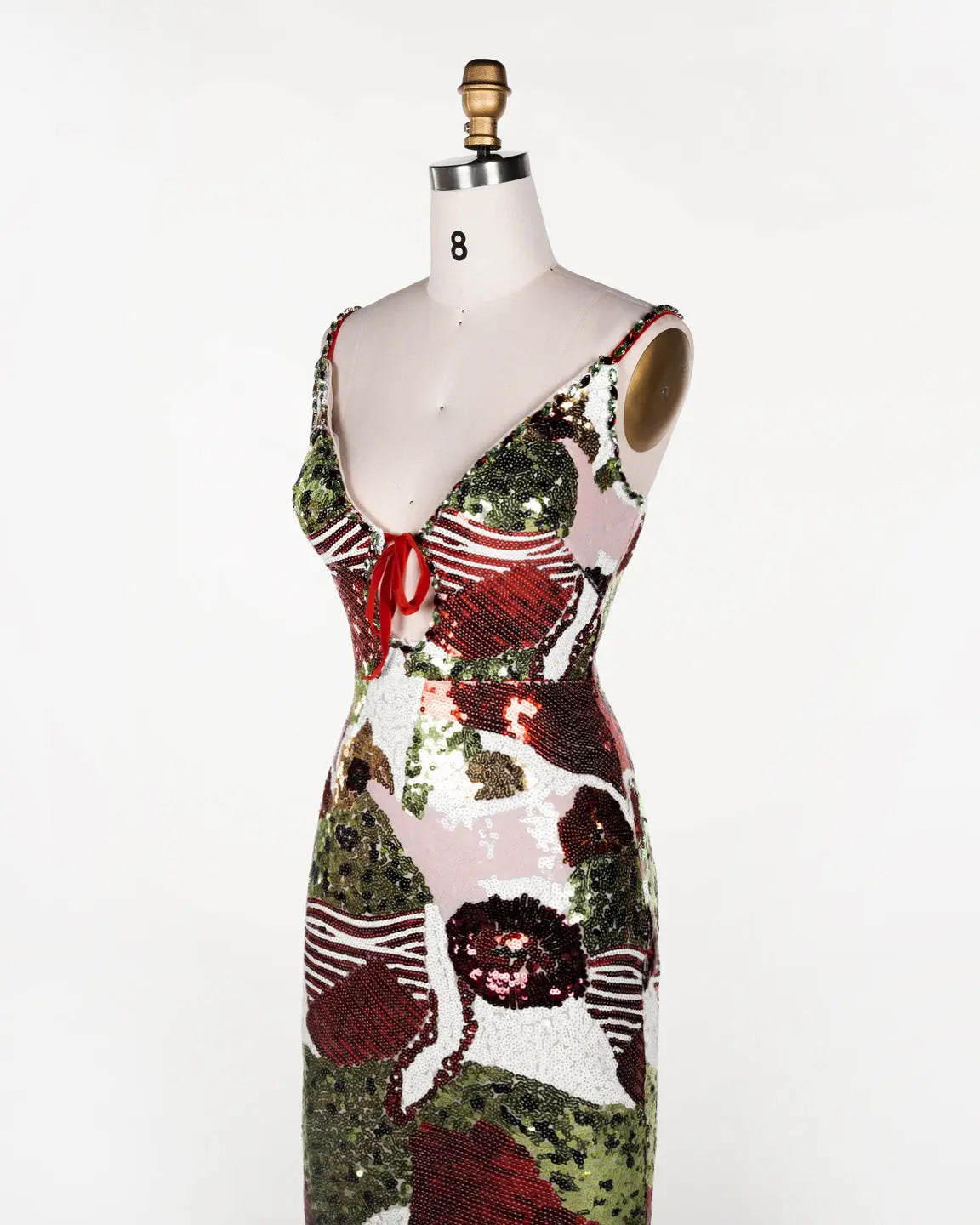 Multicolored Sequin Sleeveless Maxi Dress ST114 Sheer Fairy