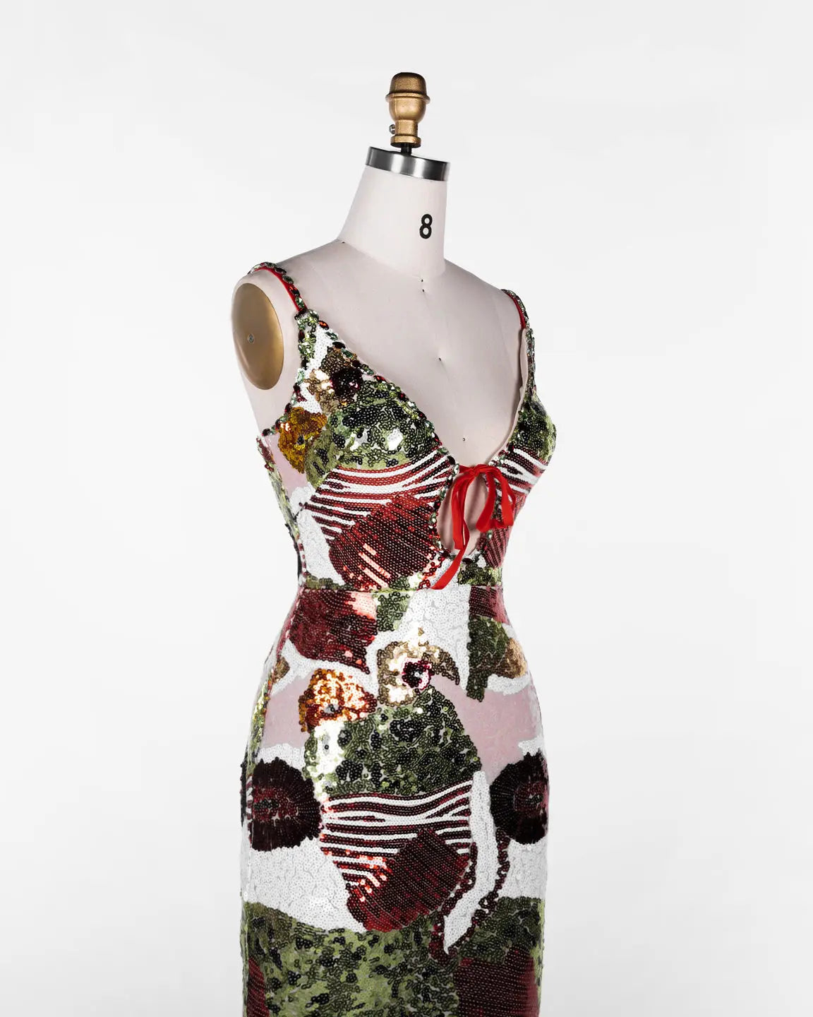 Multicolored Sequin Sleeveless Maxi Dress ST114 Sheer Fairy