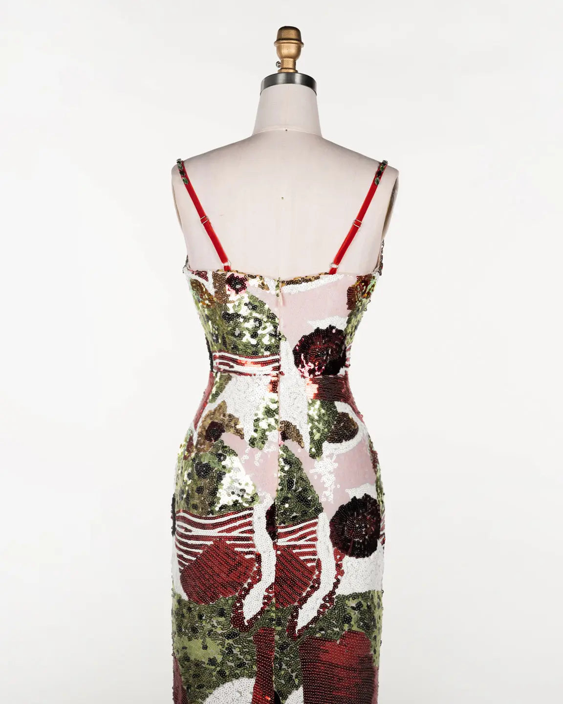 Multicolored Sequin Sleeveless Maxi Dress ST114 Sheer Fairy
