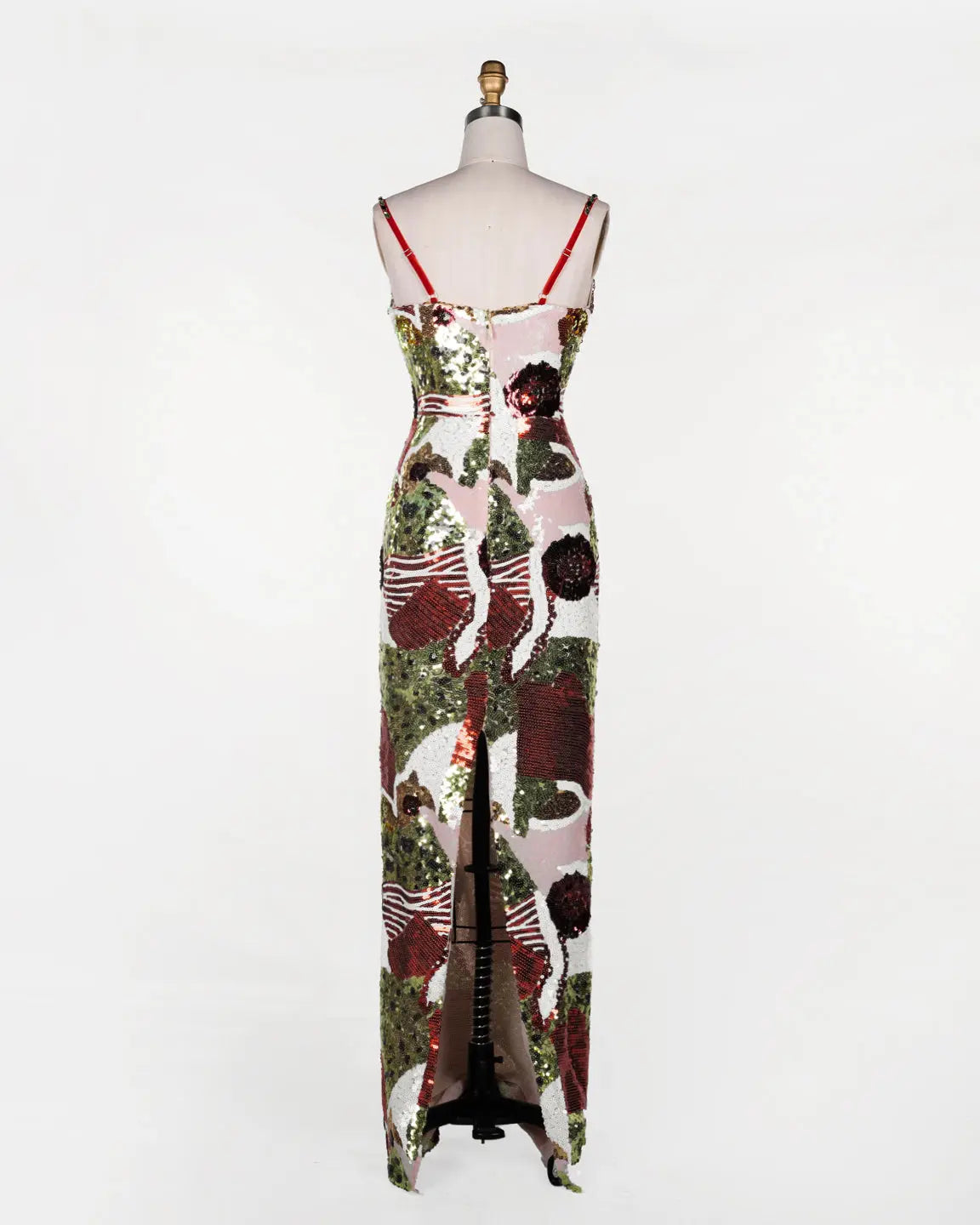 Multicolored Sequin Sleeveless Maxi Dress ST114 Sheer Fairy