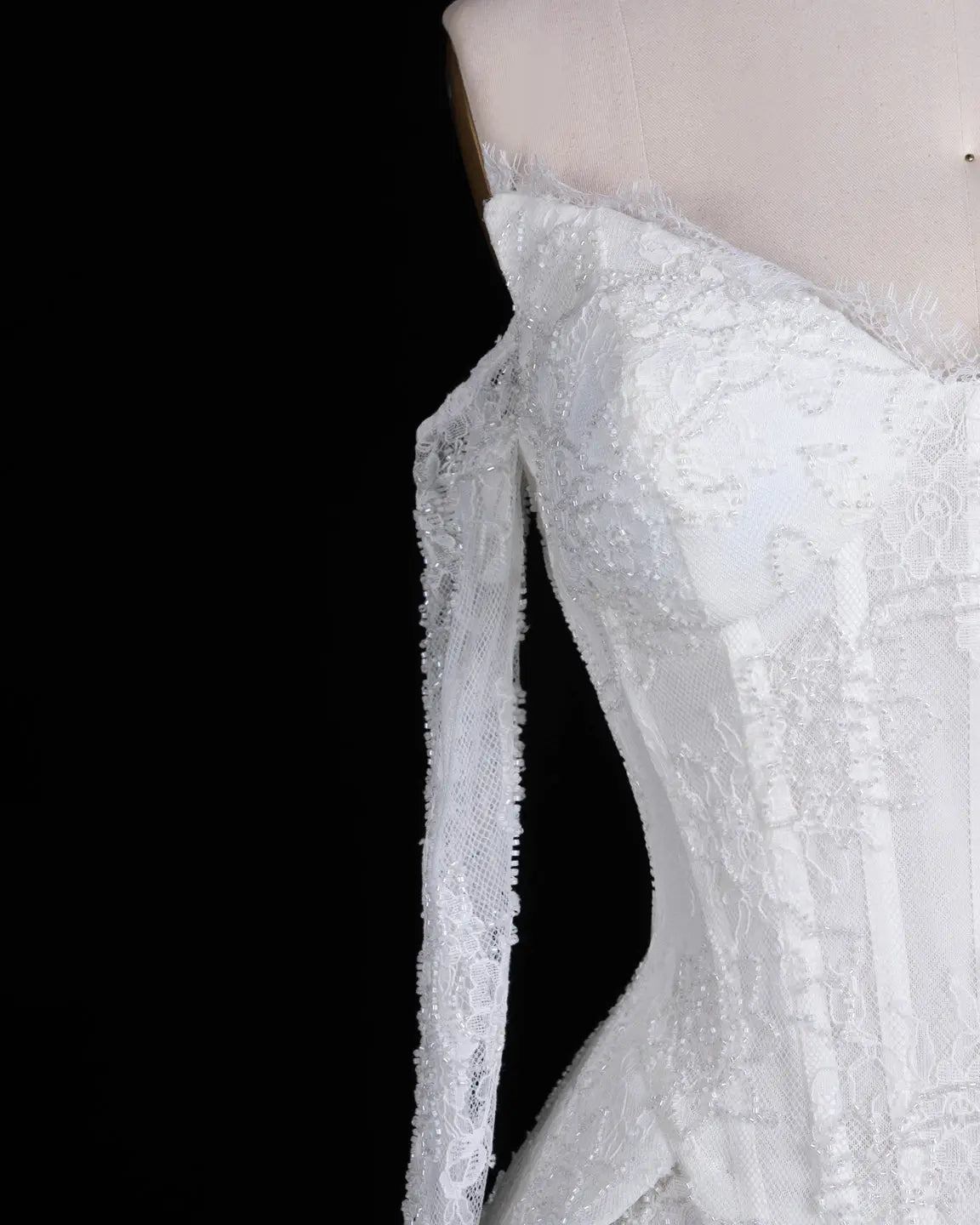 White Mesh Corset Peplum Evening Dress ST101 Sheer Fairy