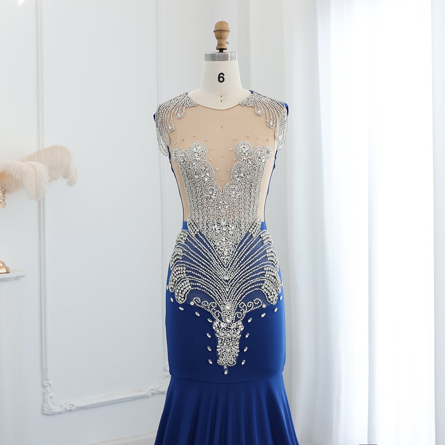 Luxury Crystal Mermaid Prom Dresses 2025 for Black Girls Graduation Party