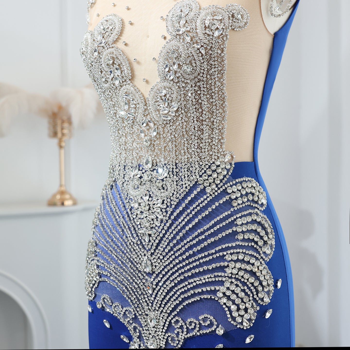 Luxury Crystal Mermaid Prom Dresses 2025 for Black Girls Graduation Party