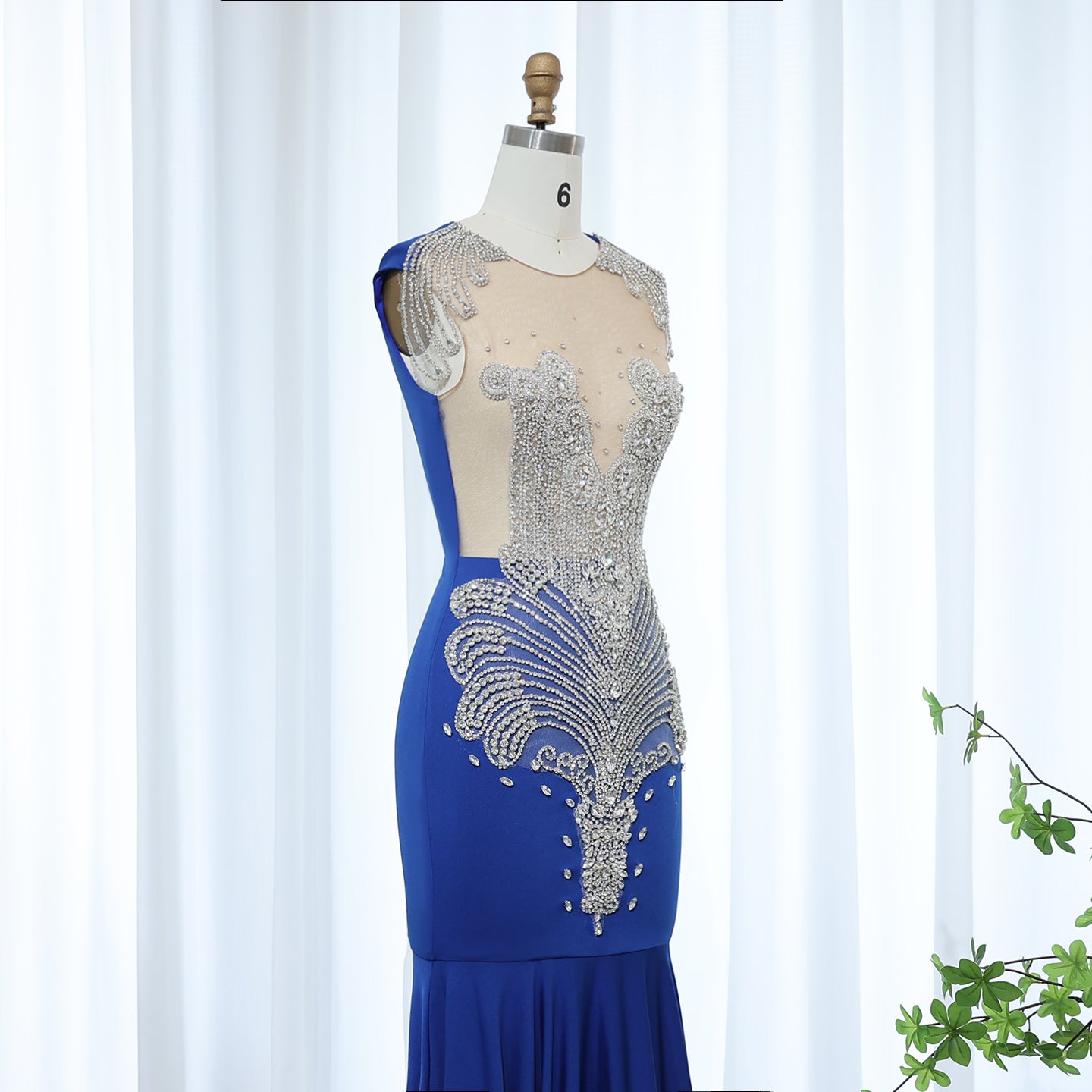 Luxury Crystal Mermaid Prom Dresses 2025 for Black Girls Graduation Party