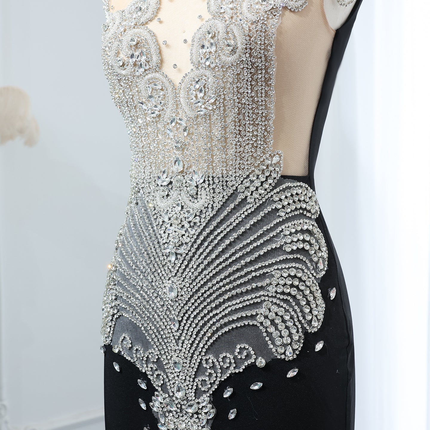 Luxury Crystal Mermaid Prom Dresses 2025 for Black Girls Graduation Party