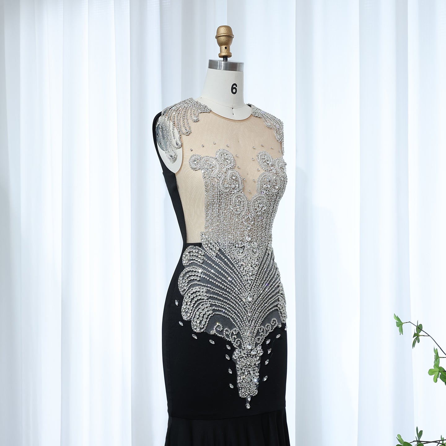 Luxury Crystal Mermaid Prom Dresses 2025 for Black Girls Graduation Party