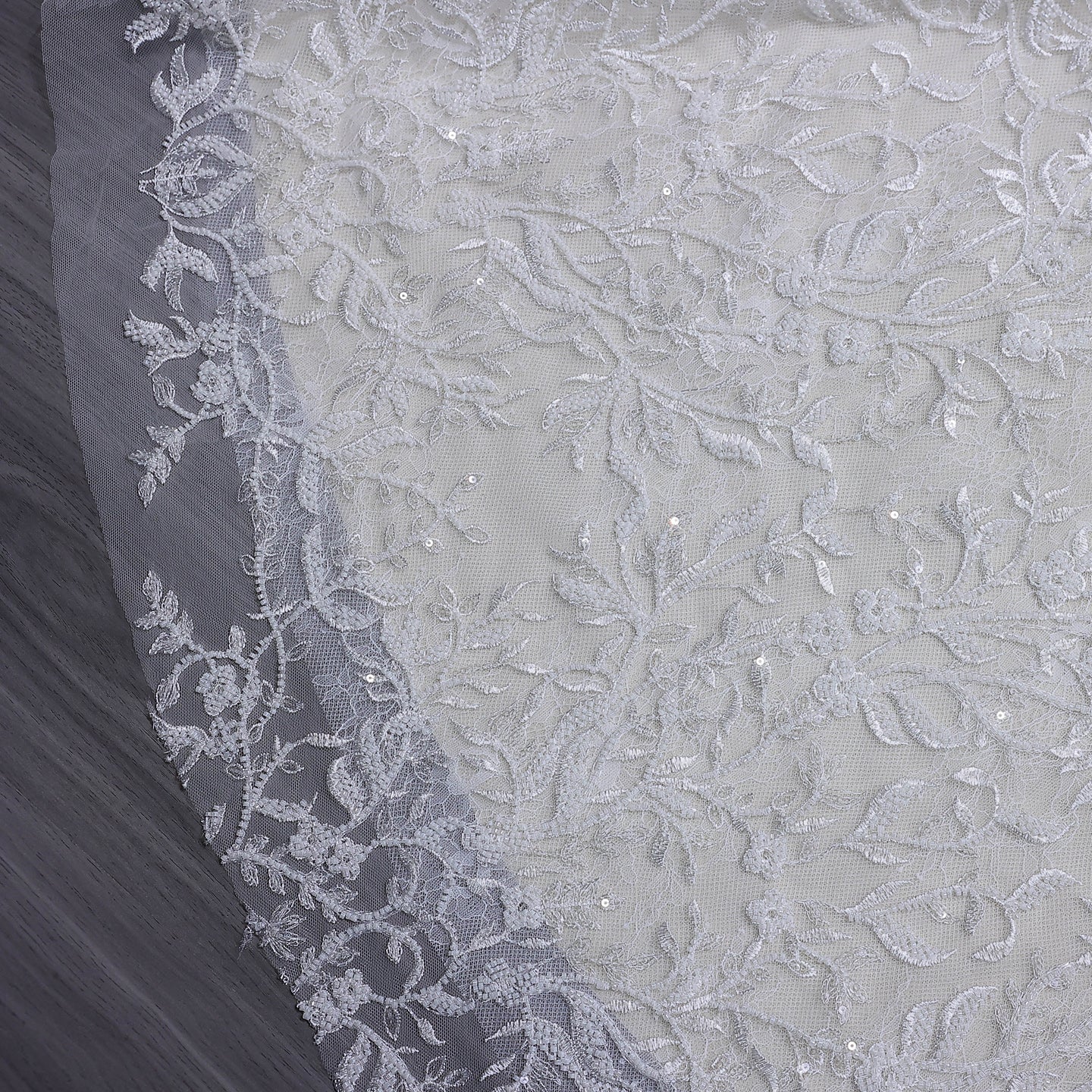 Ivory  Romantic A-Line Satin Wedding Dress 3D Rose Floral With Veil  SW661（副本） Sheer Fairy