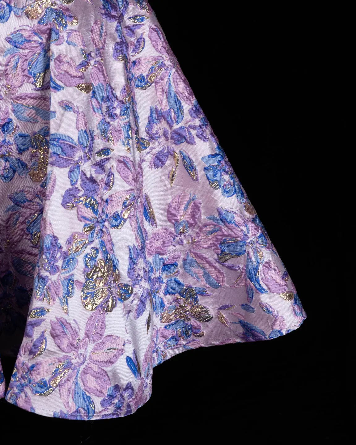 Luxury Purple Jacquard Strapless Homecoming Dress Sheer Fairy