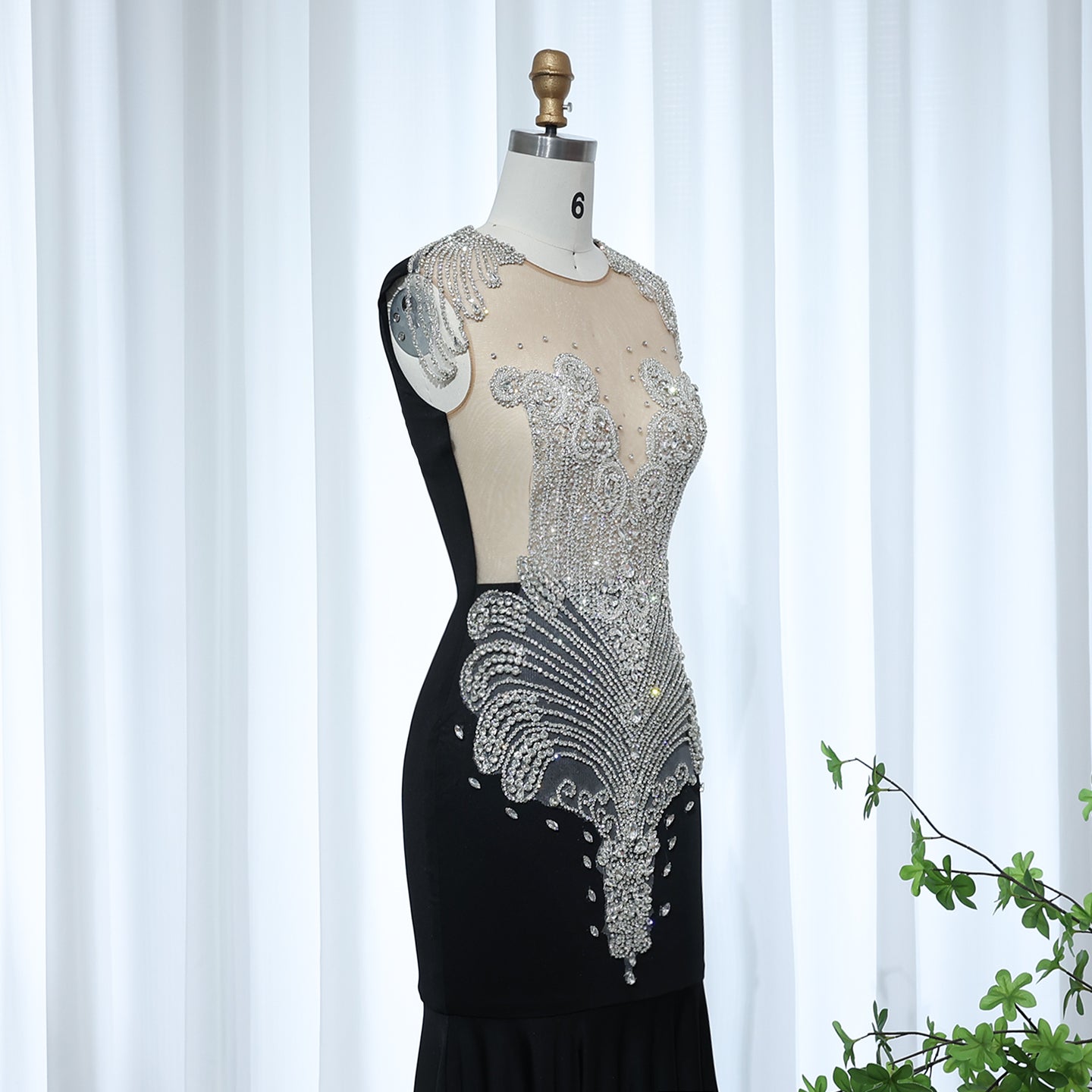 Luxury Crystal Mermaid Prom Dresses 2025 for Black Girls Graduation Party