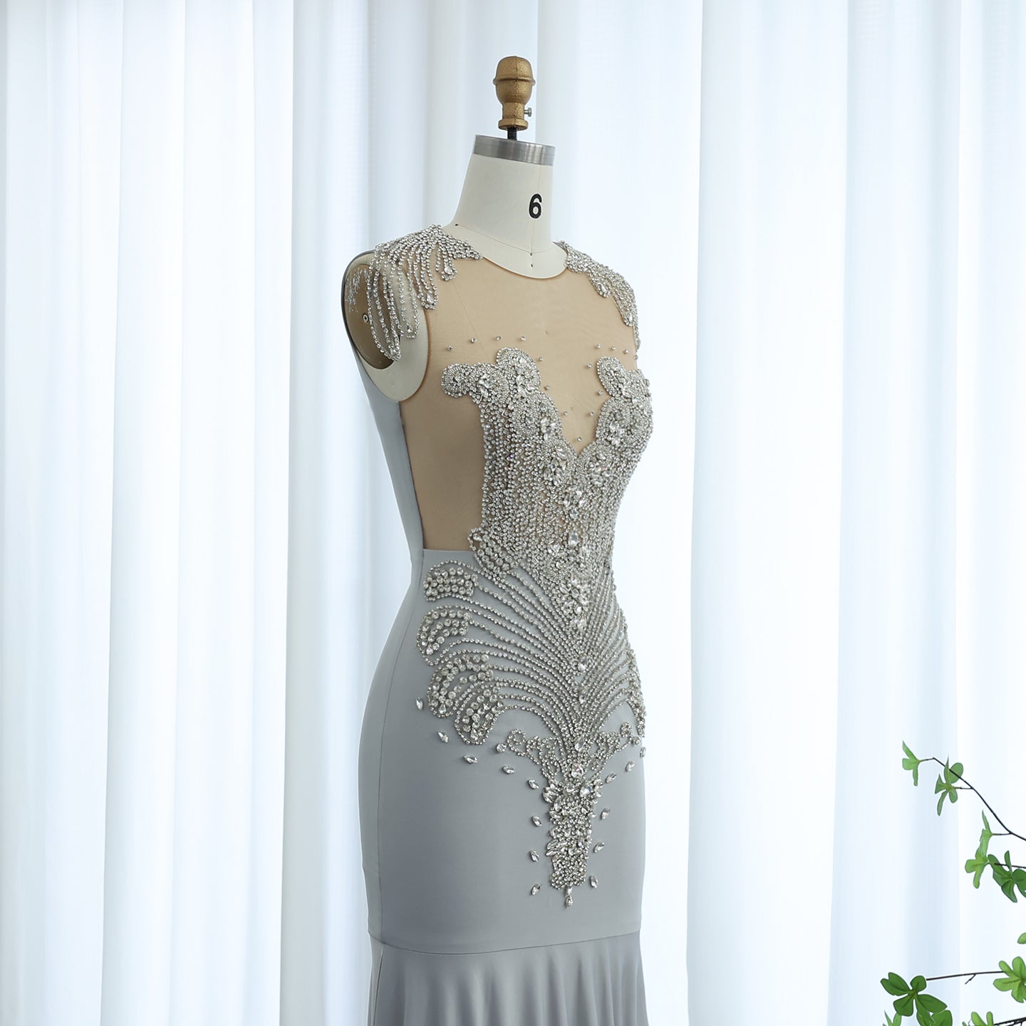 Luxury Crystal Mermaid Prom Dresses 2025 for Black Girls Graduation Party