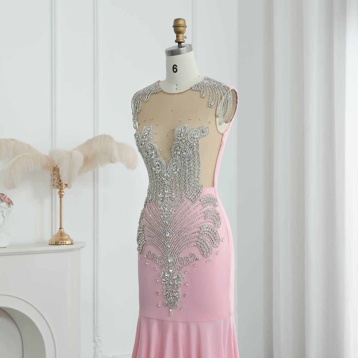 Luxury Crystal Mermaid Prom Dresses 2025 for Black Girls Graduation Party