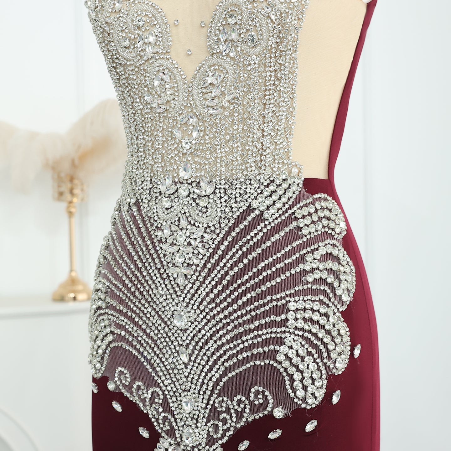 Luxury Crystal Mermaid Prom Dresses 2025 for Black Girls Graduation Party