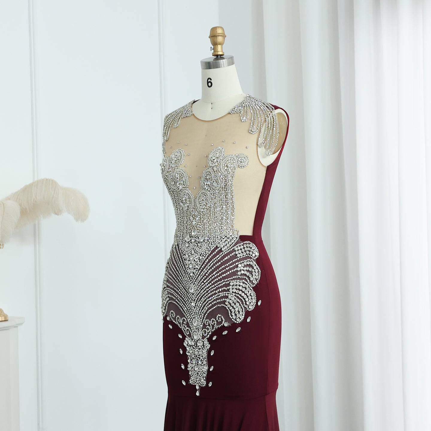 Luxury Crystal Mermaid Prom Dresses 2025 for Black Girls Graduation Party