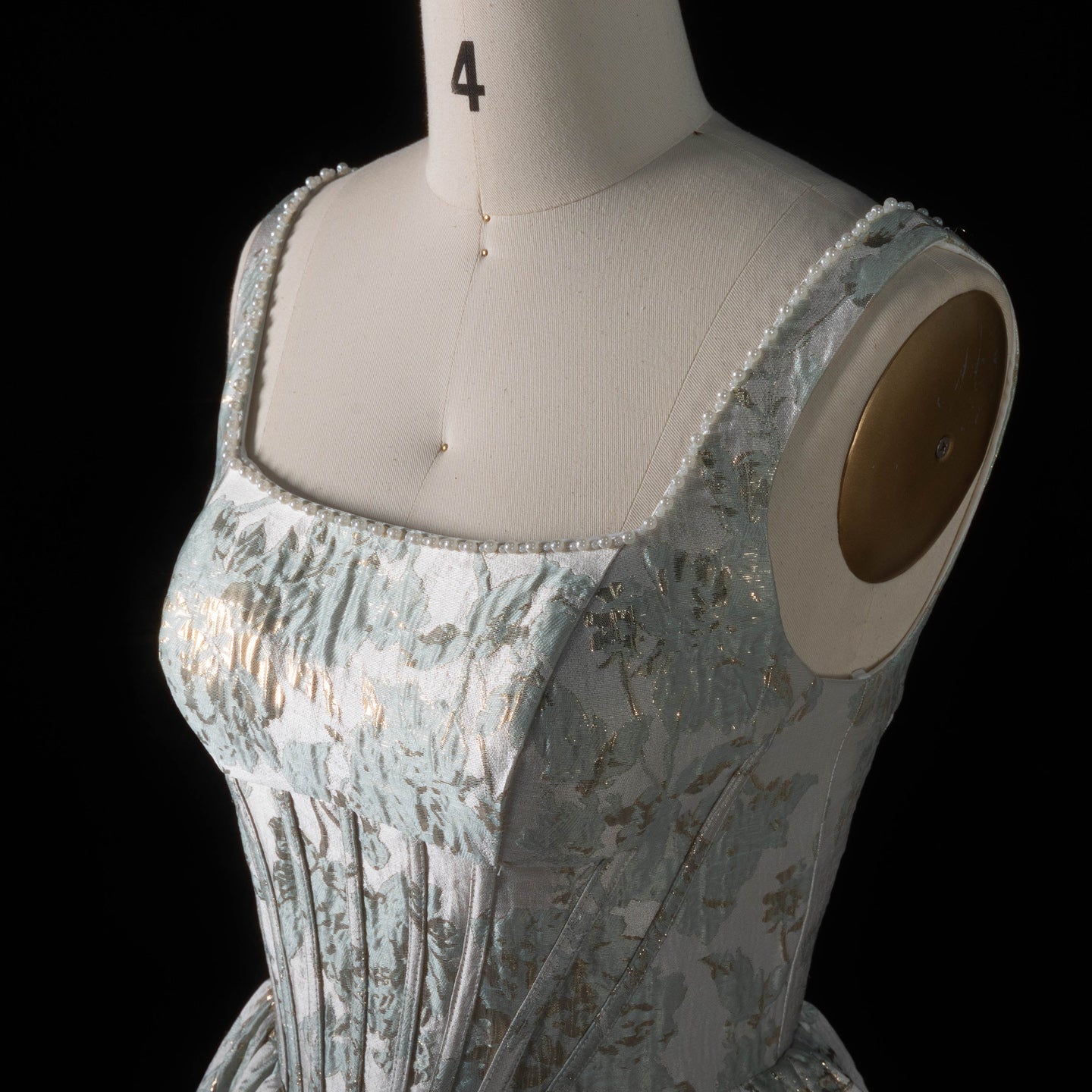 Glamorous Sage Green Corset Prom Dress with Structured Bodice SH182 Sheer Fairy