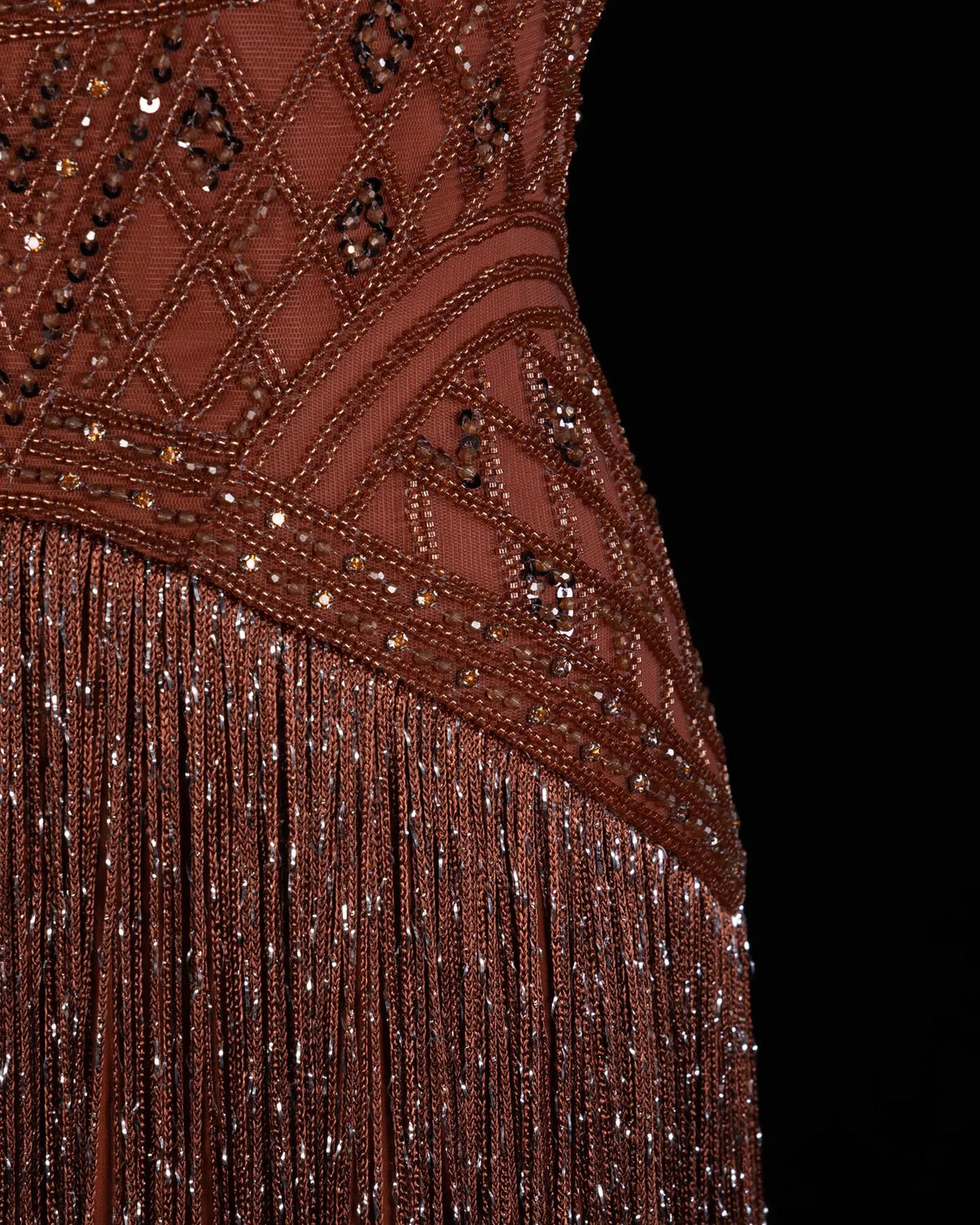 Yellow Beaded Halter Neck Fringe Mermaid Evening Gown with Open Back SS554 Sheer Fairy