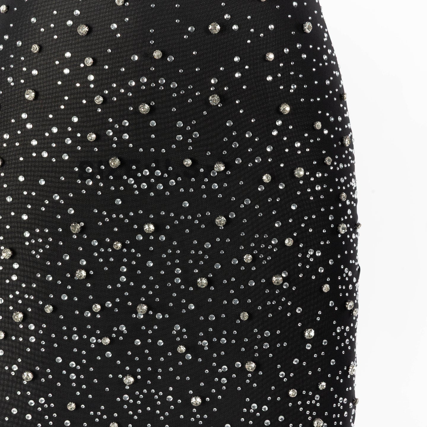 Black Sheer Boned Bustier Evening Dress with Silver Sparkle Cups Floor Length Gown ST025 Sheer Fairy