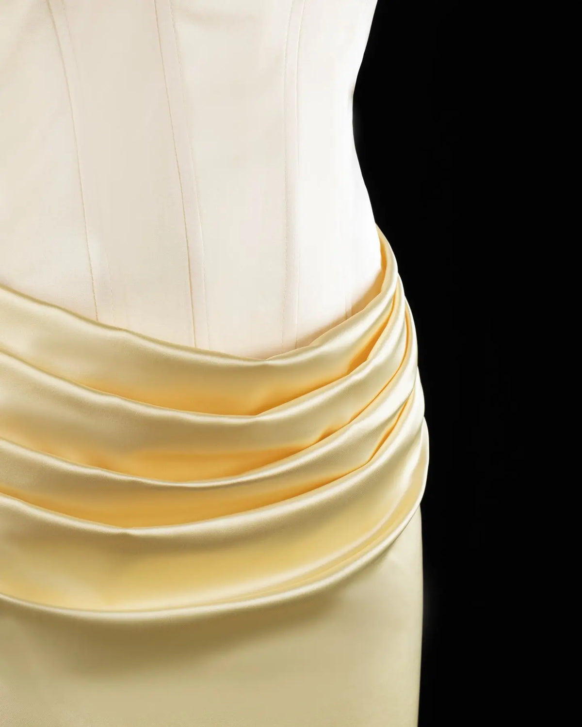 Corset Ruched Mini Dress Scoop Neck Draped Bodycon Cocktail Party Dress RM255 Sheer Fairy