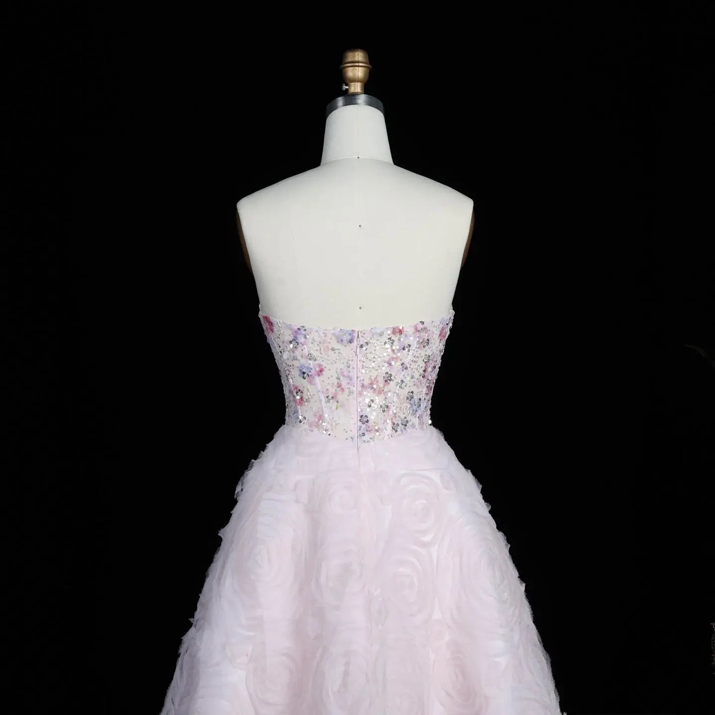 Luxury Long 3D Floral Sweetheart Prom Dress SH109 Sheer Fairy