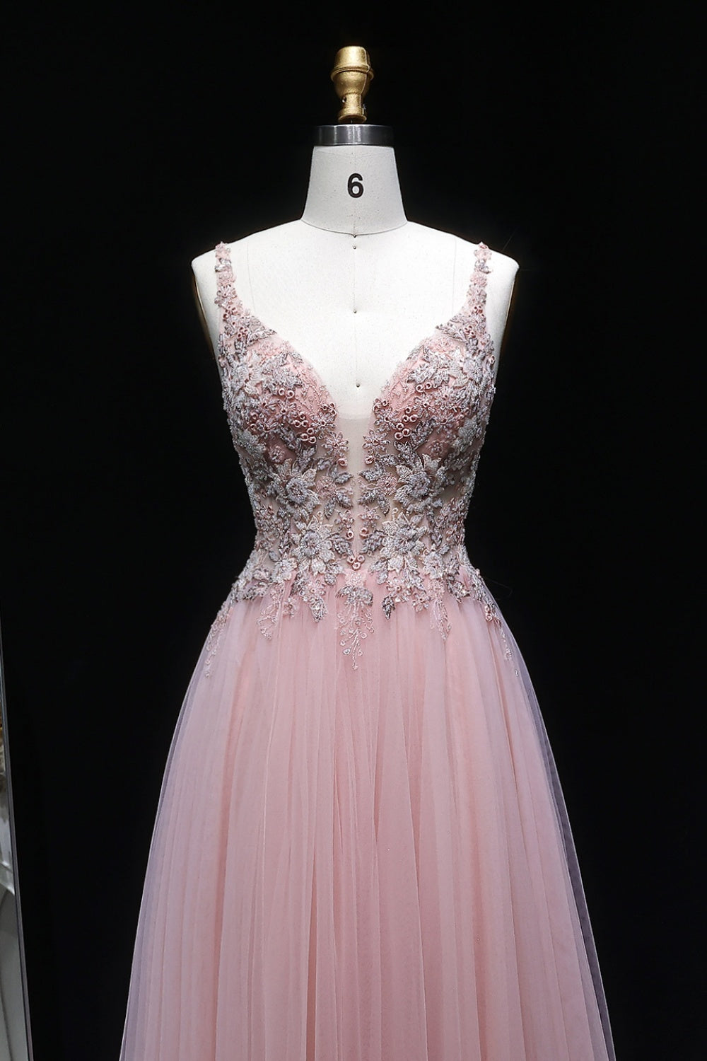 Royal Blue Satin Spaghetti Strap A-Line Prom Dress with Beaded Neckline SH139 Sheer Fairy