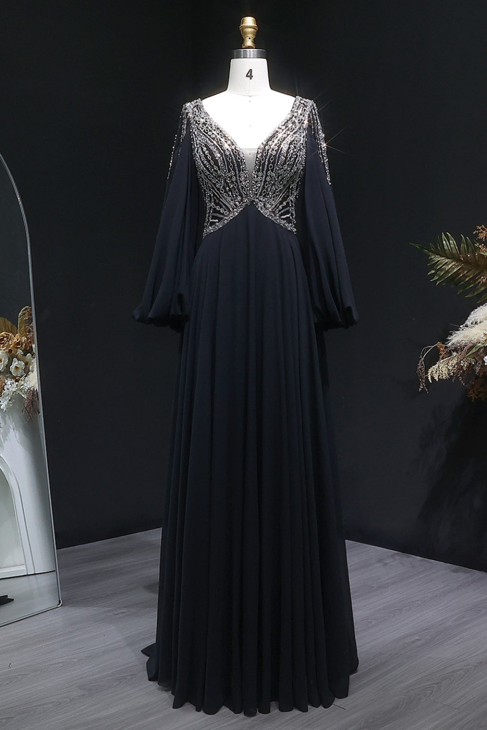 Lavender Metallic Satin Ruffled Mermaid Lilac Prom Dress SH146 Sheer Fairy