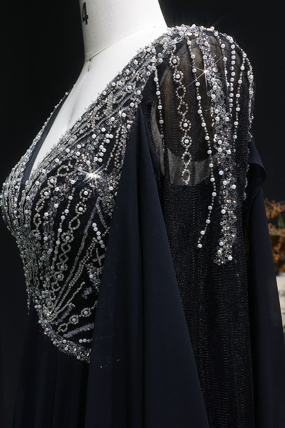 Lavender Metallic Satin Ruffled Mermaid Lilac Prom Dress SH146 Sheer Fairy