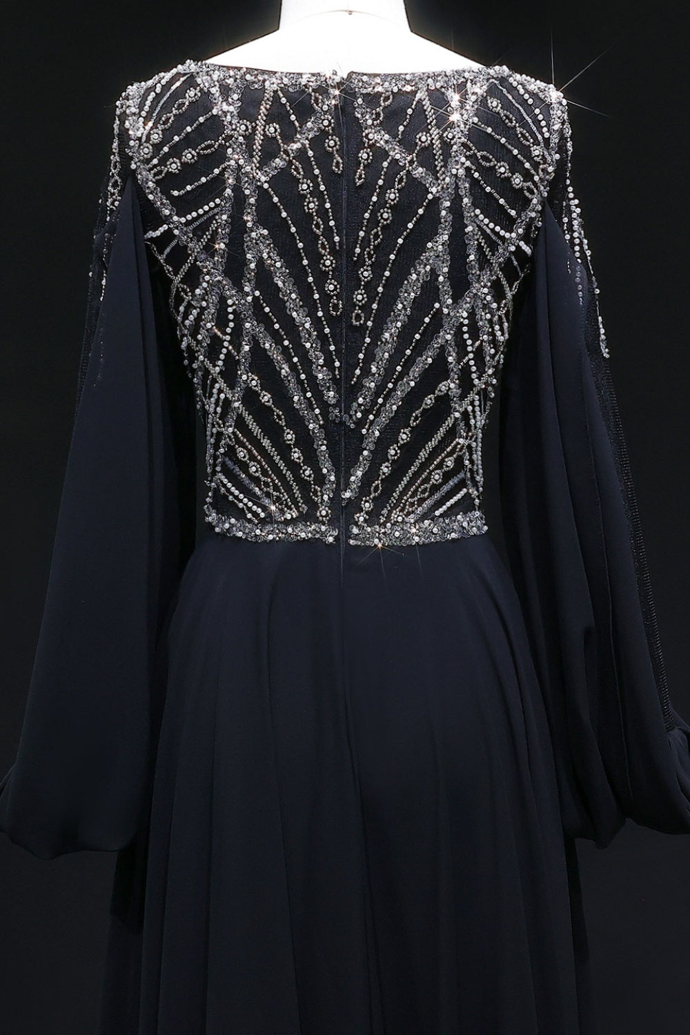 Lavender Metallic Satin Ruffled Mermaid Lilac Prom Dress SH146 Sheer Fairy