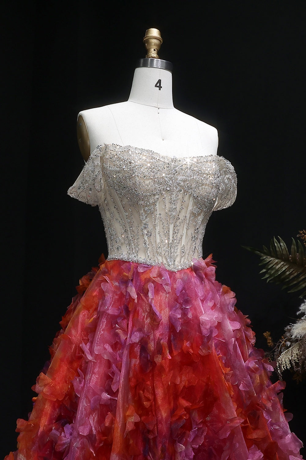 Fancy Sage Green V-Neck Tulle A-Line Prom Dress SH147 Sheer Fairy