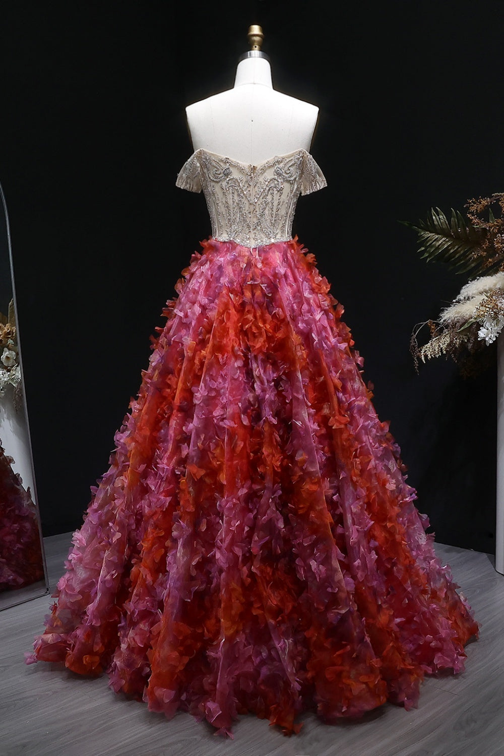 Fancy Sage Green V-Neck Tulle A-Line Prom Dress SH147 Sheer Fairy