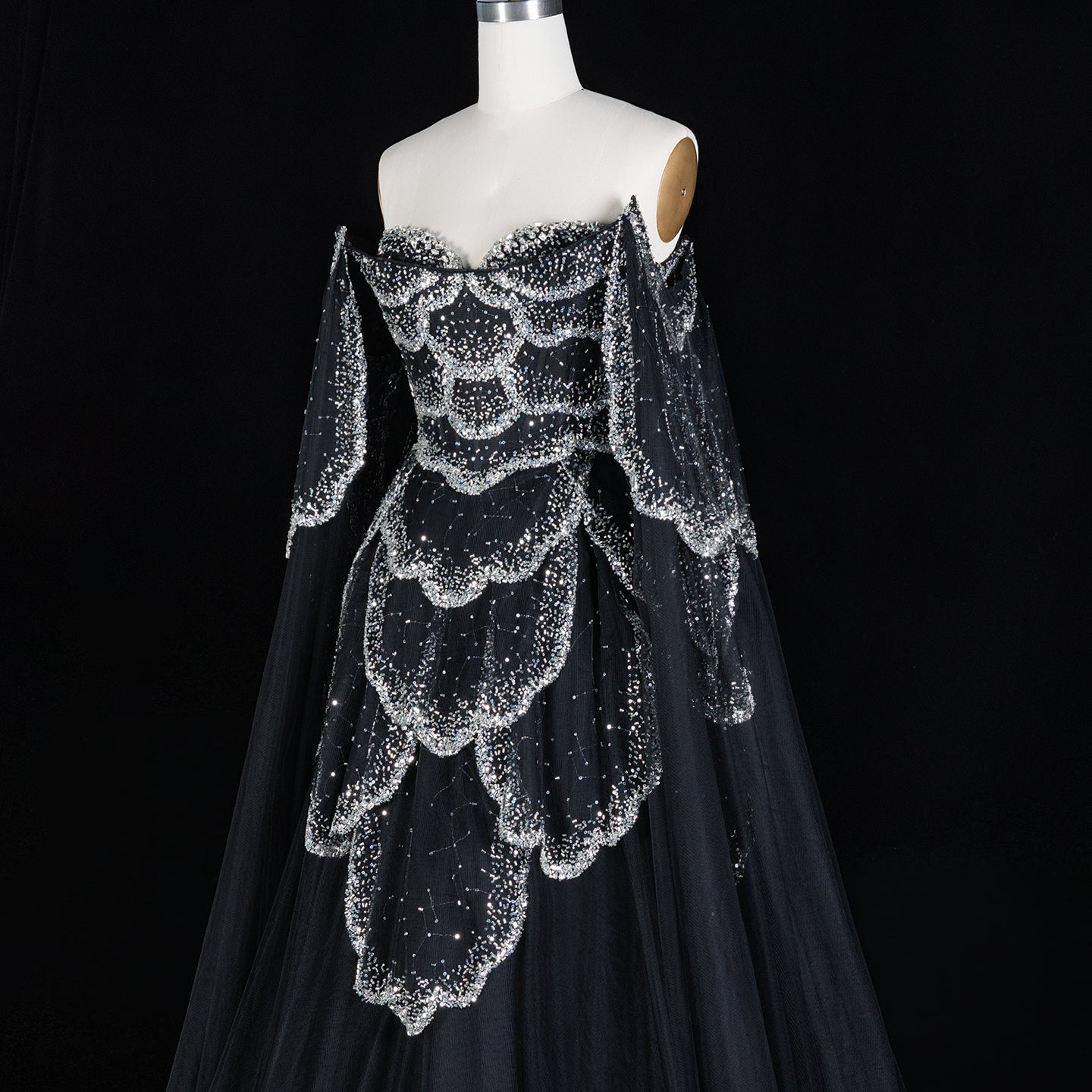 Mint Green Beaded Tulle Sweetheart Ball Gown Prom Dress SS215 Sheer Fairy