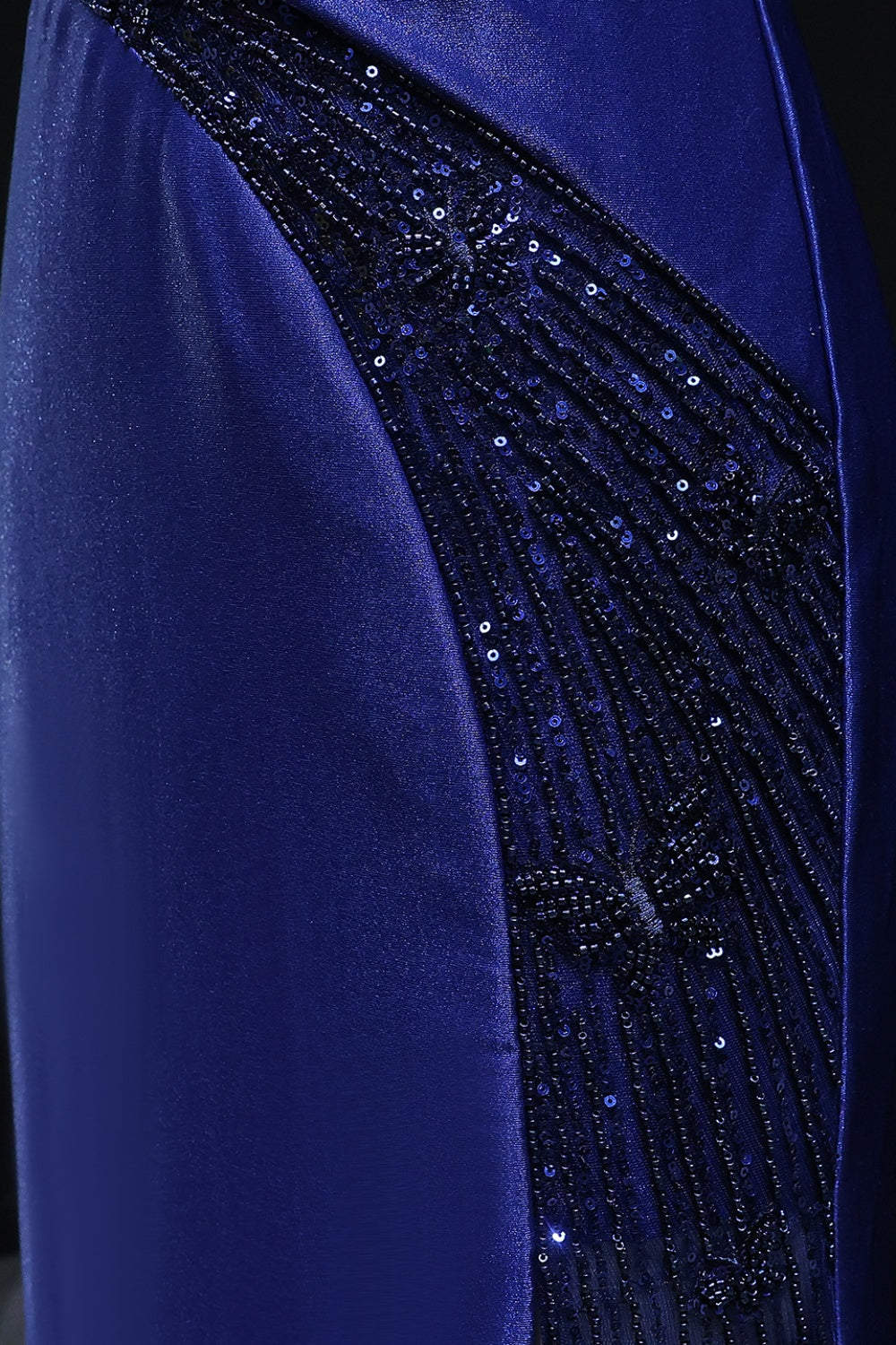 Crimson Satin Strapless Sweetheart Mermaid Prom Dress SH521 Sheer Fairy