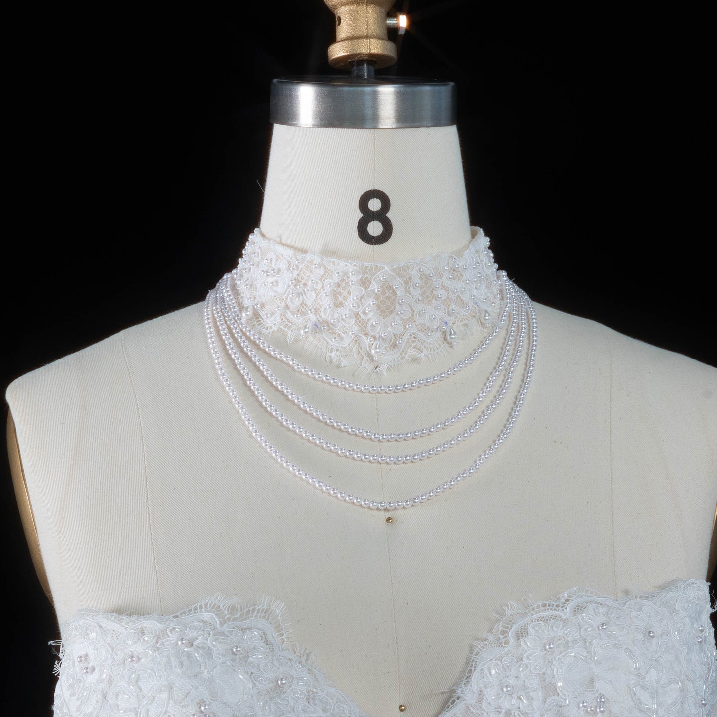 White Lace Ball Gown Sweetheart Wedding Dress with Detachable Capelet SW166 Sheer Fairy