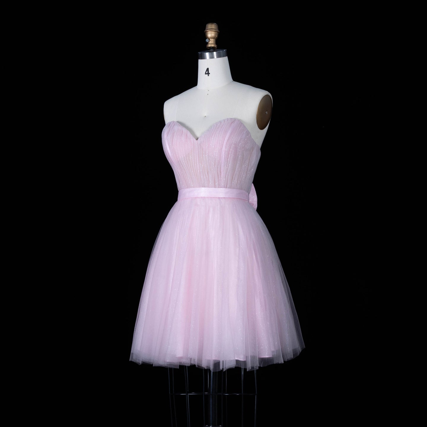 Turquoise Tulle Sweetheart Floral Print Mini Homecoming Dress RM191 Sheer Fairy