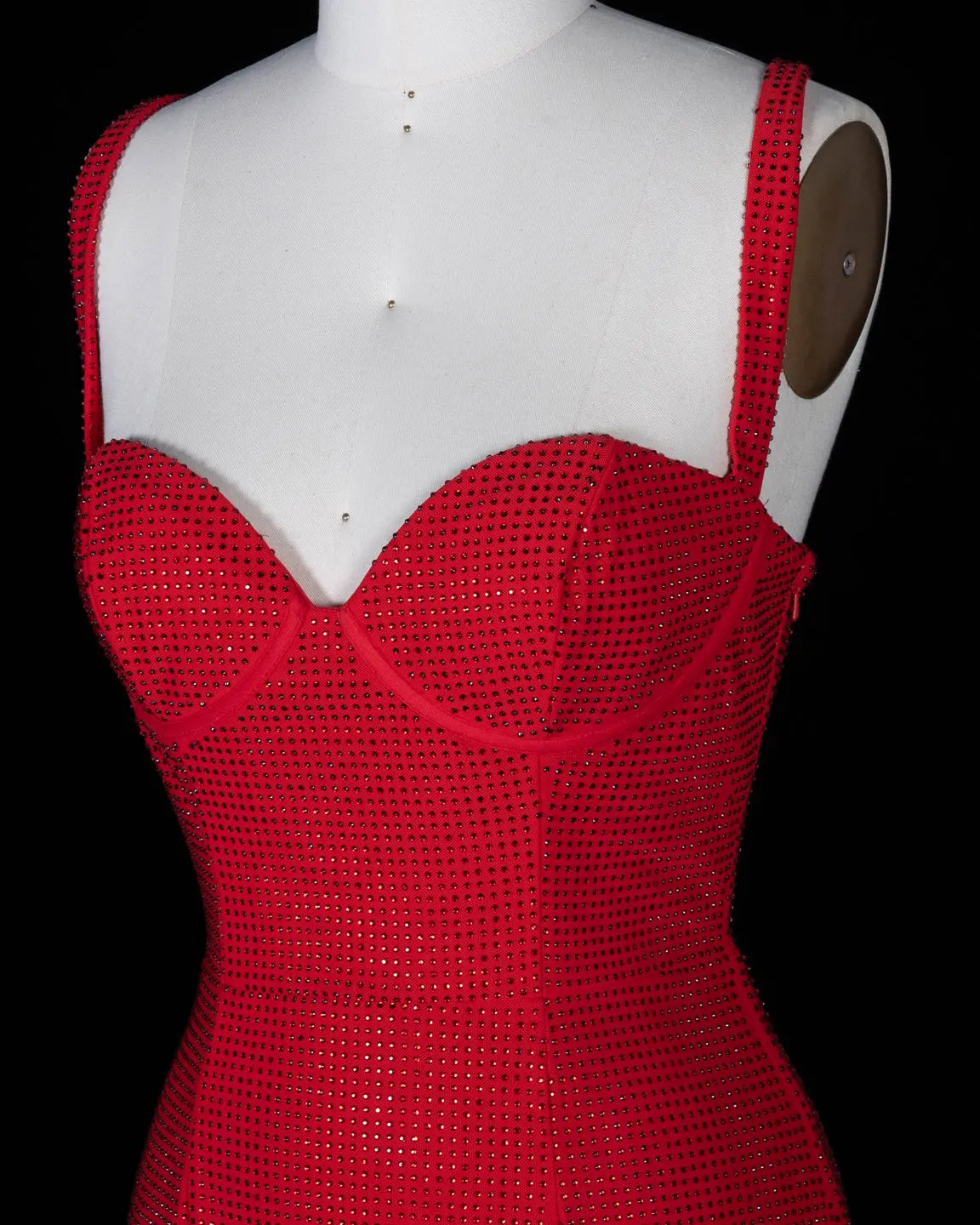 Exquisite Red Sparkling Sweetheart Homecoming Dress Sheer Fairy