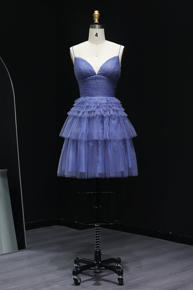 Sweetheart Tiered Tulle Ballgown Homecoming Dress RM102