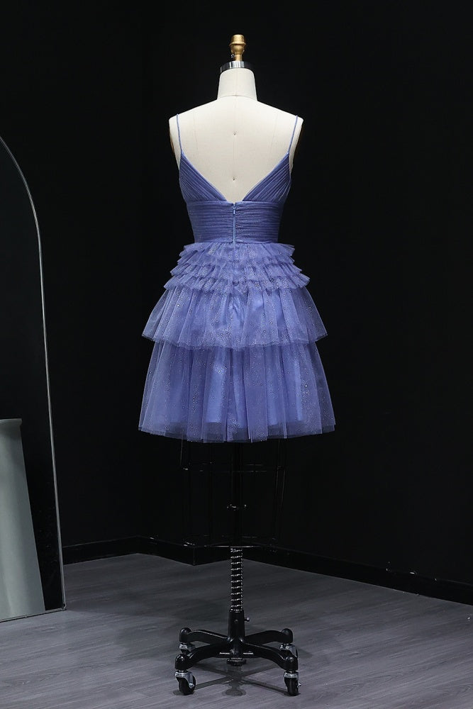 Sweetheart Tiered Tulle Ballgown Homecoming Dress RM102