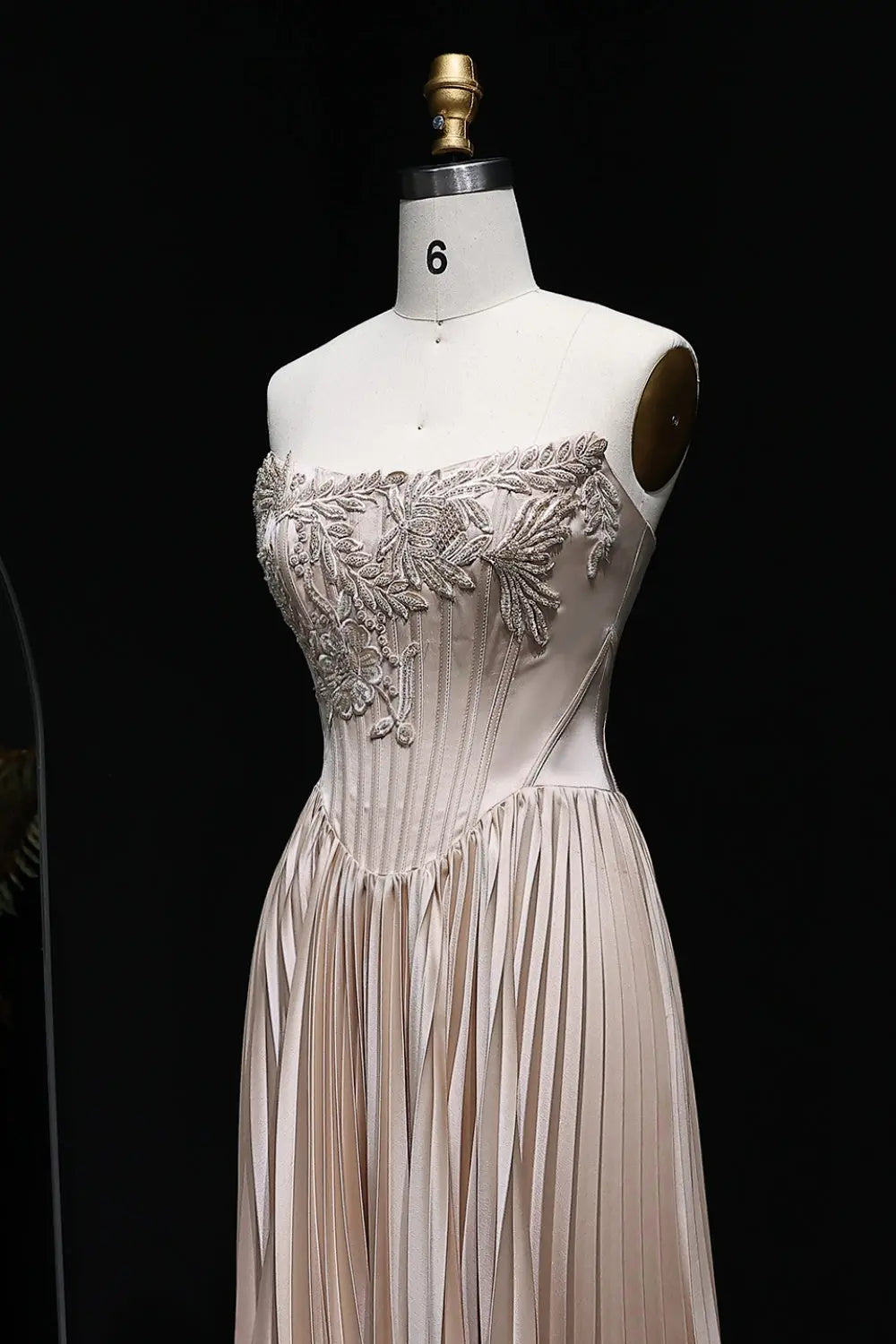 Strapless Empire-Waist Column Wedding Dress SW585 Sheer Fairy