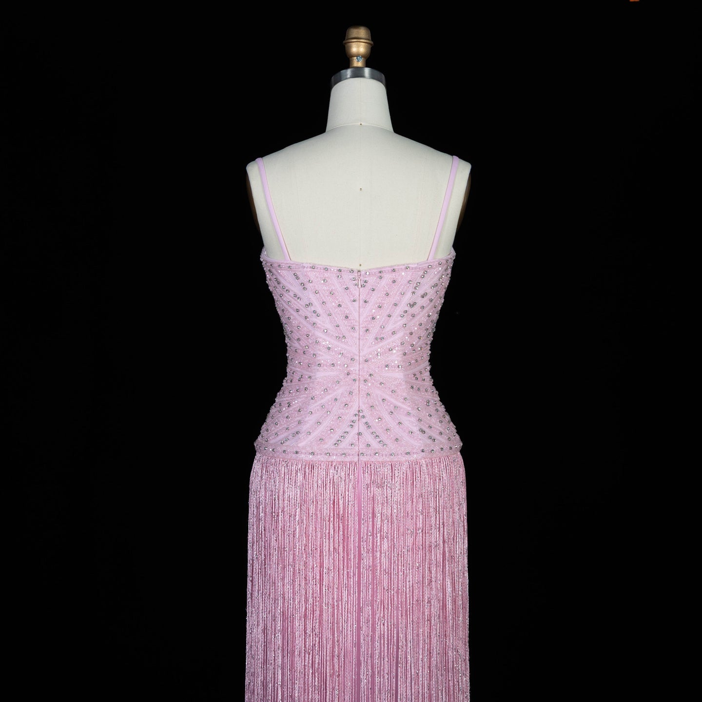 Glamorous Yellow Fringe A Line Evening Gown with Beaded Sweetheart Neckline SS522 Sheer Fairy
